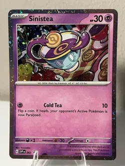Sinistea 062 SWIRL Scarlet & Violet Black Star Promo Cosmos Pokemon TCG - Image 2