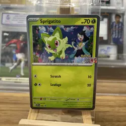 Pokemon TCG - Sprigatito - 191 SVP Promo Stamped Horizons The Series - Image 1
