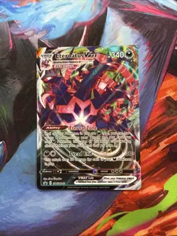 Pokemon TCG Eternatus VMAX 117/189 Darkness Ablaze Holo MP - Image 1