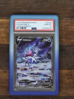 Pokemon Crown Zenith Suicune V Full Art PSA 10 Gem Mint - Image 1