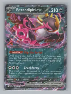 Fezandipiti ex Holo 038/064 Pokemon TCG NM - Image 1