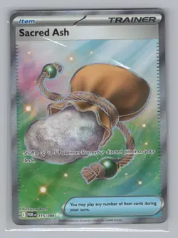 Sacred Ash Holo 115/088 ME03: Perfect Order Pokemon TCG NM Ultra Rare - Image 1