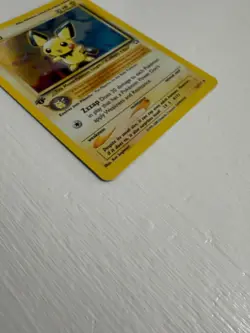 Pokemon Pichu 1st Edition Neo Genesis 12/111 Unlimited Holo Rare LP/LP+ - Image 4