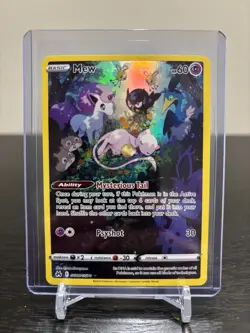 Pokemon TCG Mew GG10/GG70 Crown Zenith Galarian Gallery Full Art Ultra Rare Holo - Image 1