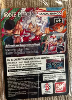One Piece Card Game Monkey D. Luffy US Voyage Promo Sealed College Basketball - - Image 2