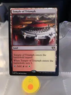Temple of Triumph MTG Commander Masters Rare NM - Magic Card - Image 1