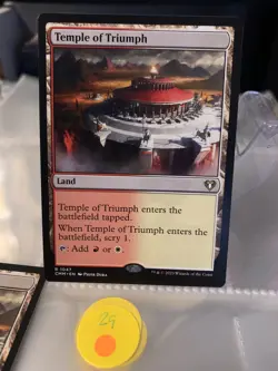 Temple of Triumph MTG Commander Masters Rare NM - Magic Card - Image 3