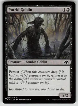 Putrid Goblin Common The List Reprints 101/254 MTG Near Mint 2020 - Image 1