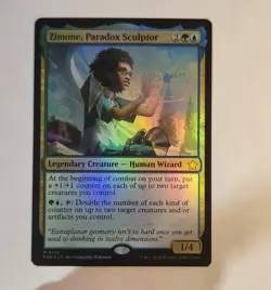 Zimone, Paradox Sculptor [Foil] #126- MTG Foundations NM - Image 1