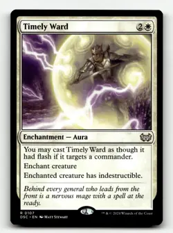 Timely Ward 107 R Commander: Duskmourn: House of Horror - Image 1