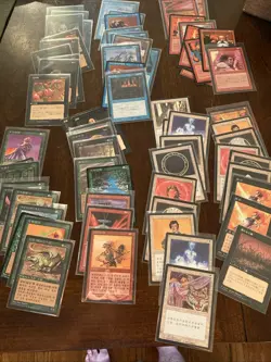 Vintage MTG Lot 4th Edition FBB x70 (Foreign Black Border) - Image 1