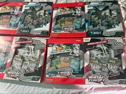 LOT OF 4: Pokemon Black Bolt & White Flare Poster + Binder Bundle SAM'S CLUB - Image 1