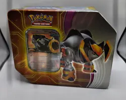 Pokemon Paradox Destinies Iron Boulder ex Tin w/5 Booster Packs New/Sealed - Image 1