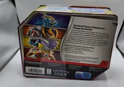 Pokemon Paradox Destinies Iron Boulder ex Tin w/5 Booster Packs New/Sealed - Image 3