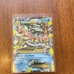 Pokemon M Glalie EX Ultra Rare Full Art Holo 35/162 Breakthrough Mega 220 HP - Image 1