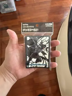 Pokemon TCG Deck Shield Card Sleeves 64 Reshiram & Zekrom Black/White Standard - Image 3