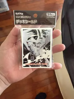 Pokemon TCG Deck Shield Card Sleeves 64 Reshiram & Zekrom Black/White Standard - Image 4