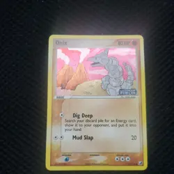 Pokemon TCG Onix Unseen Forces STAMPED HOLO 65/115 80 HP 2005 English Basic - Image 1