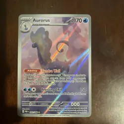Pokemon TCG Aurorus Holo Illustration Rare ME03: Perfect Order 092/088 - Image 1