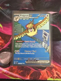Pokemon Pidgeot ex - 225/197 SV03: Obsidian Flames Special Illustration Rare - Image 1