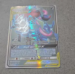 Pokemon Greninja & Zoroark GX TAG TEAM Full Art Ultra Rare Holo 200/234 250HP - Image 1