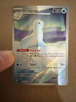 Dewgong Illustration Rare Pokemon Card 097/094 English Near Mint - Image 1