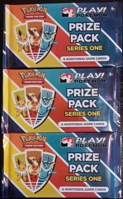 LOT x (3) PLAY POKEMON PRIZE PACK SERIES ONE 1 FACTORY SEALED - Image 1