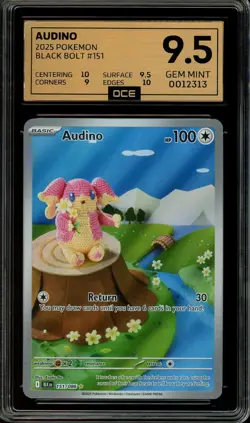 Pokemon Slab: Audino - 1151/086- BLK - Graded OCE Gem Mint 9.5 - Image 1