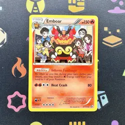 Emboar 27/113 Legendary Treasures Deck Exclusive Rare MP Pokemon TCG - Image 1