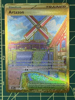 Pokemon TCG Artazon Hyper Rare Holo Card 229/197 Sv03: Obsidian Flames - Image 1