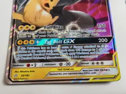 Pokemon TCG Pikachu & Zekrom Gx - 33/181 - Team Up - Tag Team - Near Mint - Image 4