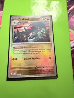 Pokemon TCG Drakloak Master Ball Pattern Prismatic Evolutions NM 072/131 - Image 1