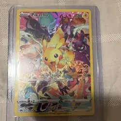 Pokemon Pikachu 160/159 Full Art Holo Secret Rare Crown Zenith 70 HP - Image 1