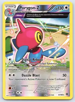 Porygon-Z 67/98 Holo Rare Ancient Origins Pokemon 2015 NM - Image 1