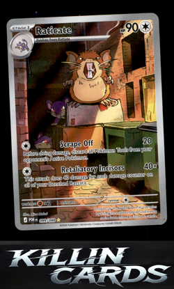 Raticate - 099/088 099/088 Pokemon Illustration Rare ME03: Perfect Order Card NM - Image 1