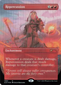 Repercussion #1065 FOIL Secret Lair Card Magic The Gathering - Image 1