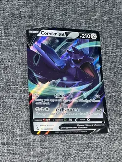 Corviknight V SWSH200 ULTRA RARE HOLO Black Star Promo Pokemon TCG Card NM - Image 1