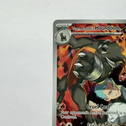 Pokemon TCG Team Rockets Houndoom Illustration Rare Card 191/182 Destined Rivals - Image 2