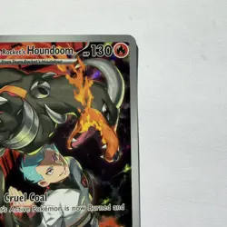 Pokemon TCG Team Rockets Houndoom Illustration Rare Card 191/182 Destined Rivals - Image 3