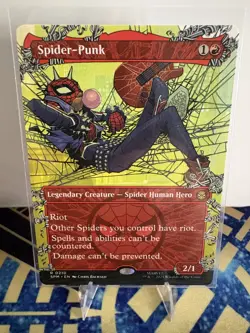 MTG Spider-Punk (0210) (Borderless) Marvel's Spider-Man Regular - Image 1