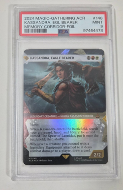 PSA 9 MINT Kassandra, Eagle Bearer Memory Corridor FOIL 2024 Assassin's Creed - Image 1