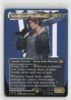 Squall, SeeD Mercenary (Borderless) R FINAL FANTASY 402 NM - Image 1