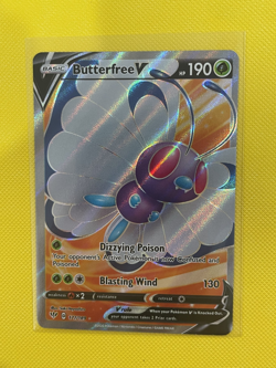 Butterfree V 177/189 Full Art Holo Ultra Rare Pokemon Darkness Ablaze - Image 1