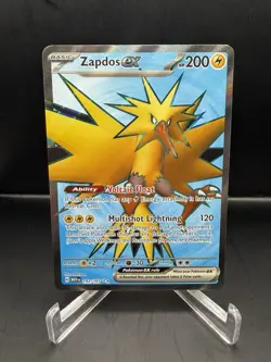 Pokemon TCG Zapdos ex Scarlet & Violet-151 192/165 Holo Ultra Rare - Image 1