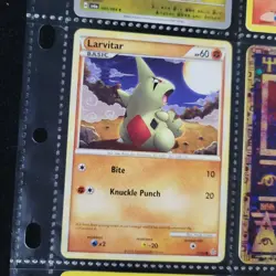 Pokemon Vintage Cards (METAL CUSTOM MEW) Binder Page Lot - Image 5