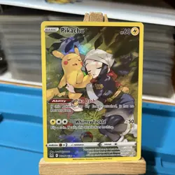 Pokemon TCG: Lost Origin TG05/TG30 -PIKACHU- Trainor Gallery Holo Rare - Image 1