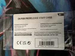 Pokemon Perfect Order Prerelease STAFF Promos SEALED - Image 2