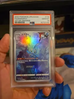 2022 POKEMON JPN SWORD & SHIELD VSTAR UNIVERSE #178 FULL ART/MANAPHY PSA 10 - Image 1
