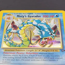 Pokemon Misty's Gyarados Holo Rare Gym Challenge #13/132 NM - Image 2