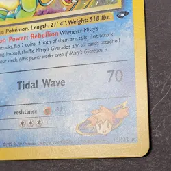 Pokemon Misty's Gyarados Holo Rare Gym Challenge #13/132 NM - Image 4